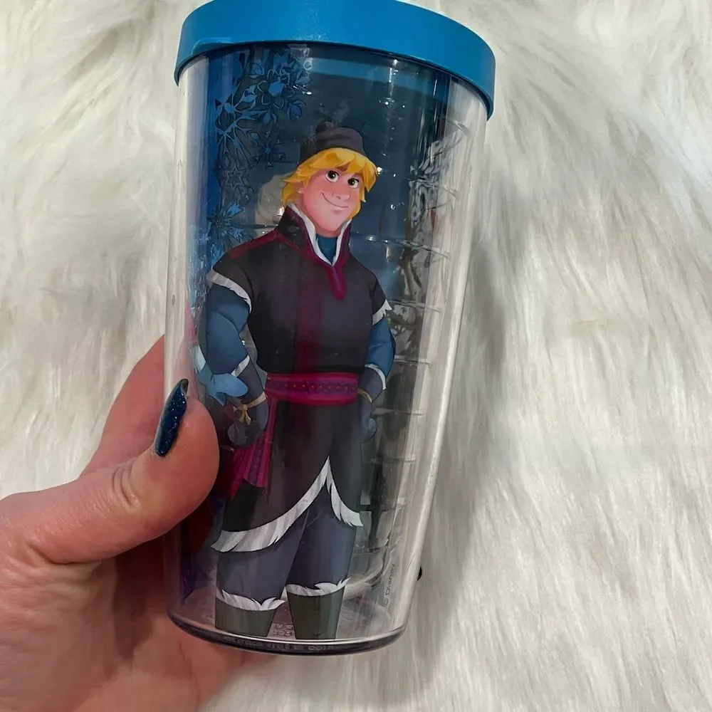 Tervis 16oz Tumbler Frozen Olaf Sven Elsa Anna & Kristoff Wrap With Blue Lid